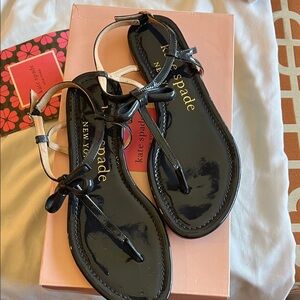 Kate Spade Blue Patent Sandals